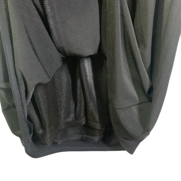 LAUNDRY x SHELLI SEGAL Black Spaghetti Strap Ruched Sheath Dress‎ - Picture 6 of 12